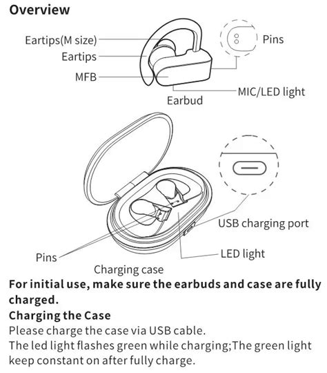 axum gear true wireless earbuds pdf manual